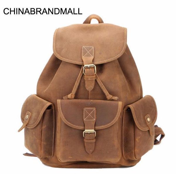 genuine leather men large casual backpack outdoor travel bag
genuine leather men large casual backpack outdoor travel bag