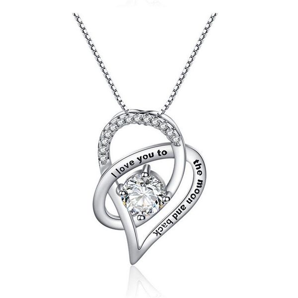 2020 heart pendant luxury jewelry 925 sterling silver round cut white z cz diamond gemstones women wedding love necklace with chain gift
2020 heart pendant luxury jewelry 925 sterling silver round cut white z cz diamond gemstones women wedding love necklace with chain gift
