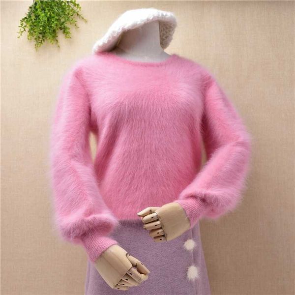 women ladies sweet cute pink long sleeves mink cashmere knitted slim jumper 100% angora fur bottoming sweater pull female, White;black
women ladies sweet cute pink long sleeves mink cashmere knitted slim jumper 100% angora fur bottoming sweater pull female, White;black