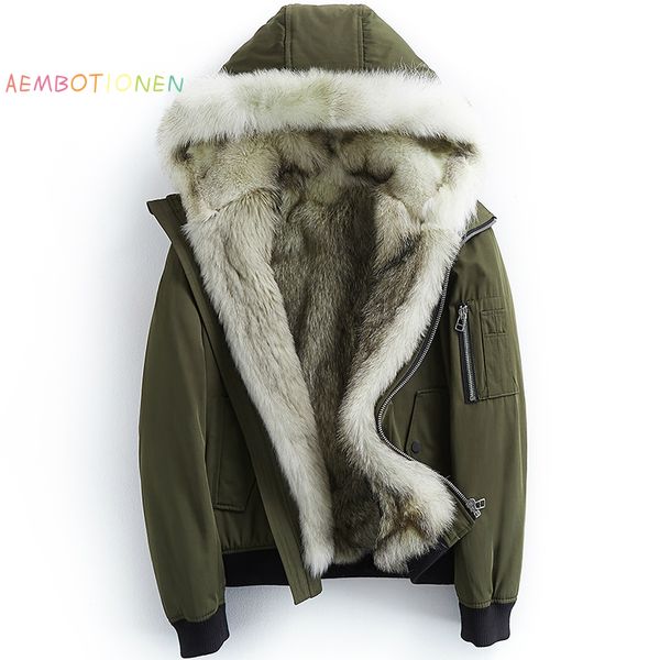 men's leather & faux real fur coat winter jacket wolf parka men short jackets hooded warm parkas mens clothing, Black
men's leather & faux real fur coat winter jacket wolf parka men short jackets hooded warm parkas mens clothing, Black
