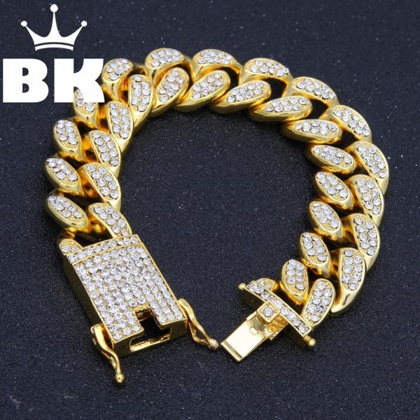 hiphop men simulated diamonds bracelet cuban links & chains gold color alloy bracelet for bangle male jewelry accessory j190703, Golden;silver
hiphop men simulated diamonds bracelet cuban links & chains gold color alloy bracelet for bangle male jewelry accessory j190703, Golden;silver