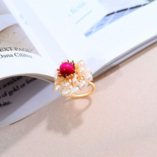 cluster rings daimi pearl ring tiger's eye 4-5mm natural freshwater for women adjustable, Golden;silver
cluster rings daimi pearl ring tiger's eye 4-5mm natural freshwater for women adjustable, Golden;silver