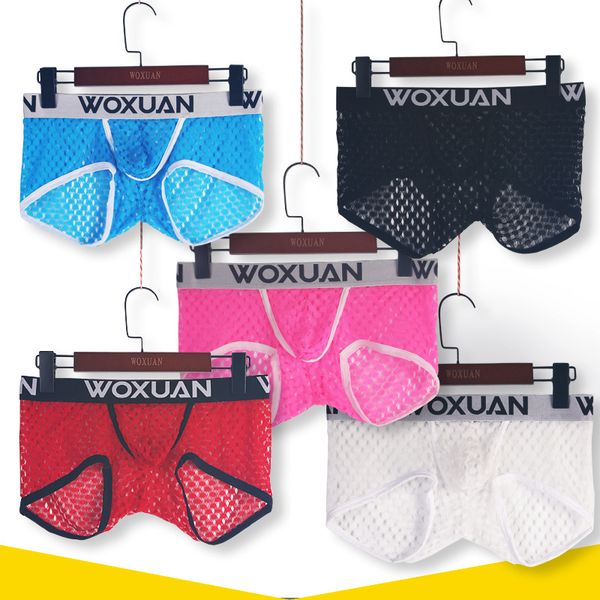 mens mesh honeycomb net transparent boxers shorts man hipster underwear male gay funny shorts erotic lingerie, Black;white
mens mesh honeycomb net transparent boxers shorts man hipster underwear male gay funny shorts erotic lingerie, Black;white