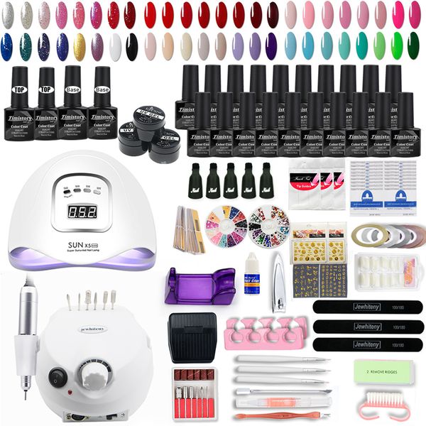 nail set for nail 20 kind polish kit with builder gel 35000rpm drill machine lamp acrylic kit tool for
nail set for nail 20 kind polish kit with builder gel 35000rpm drill machine lamp acrylic kit tool for