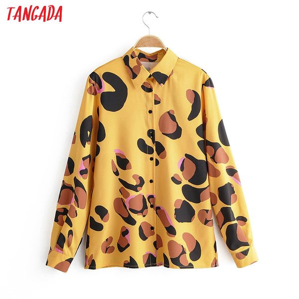 tangada women retro leopard animal print blouse long sleeve chic female casual loose shirt blusas femininas 1f15, White
tangada women retro leopard animal print blouse long sleeve chic female casual loose shirt blusas femininas 1f15, White