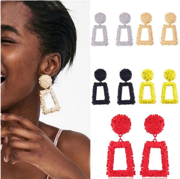european popualr 18k gold plated heavy geometry dangle earrings for women ladies exaggerated luxury earring wedding jewelry wholesale price, Silver
european popualr 18k gold plated heavy geometry dangle earrings for women ladies exaggerated luxury earring wedding jewelry wholesale price, Silver