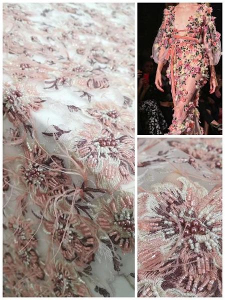 heavy handmade french net lace african beaded lace pink color with sequins embroidery tulle with feather wedding dress, Pink;blue
heavy handmade french net lace african beaded lace pink color with sequins embroidery tulle with feather wedding dress, Pink;blue