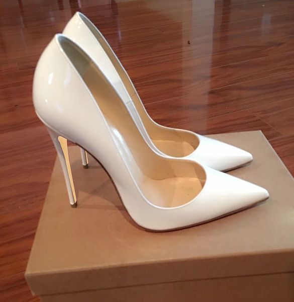 casual designer fashion women pumps designer high heels white patent leather point toe high heels bride nude wedding dress shoes 12cm 10cm, Black
casual designer fashion women pumps designer high heels white patent leather point toe high heels bride nude wedding dress shoes 12cm 10cm, Black