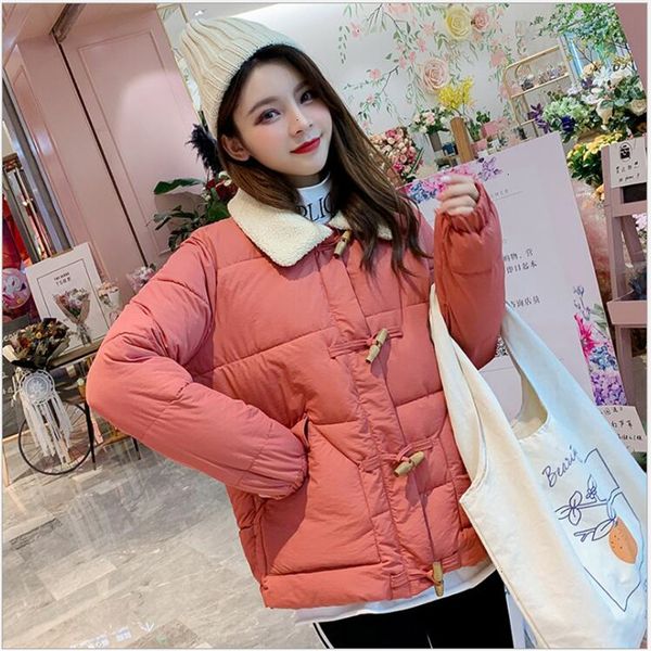 2019 new women's coat winter design wind -tight woman parka horn spotted bread coat student clothes 292, Black
2019 new women's coat winter design wind -tight woman parka horn spotted bread coat student clothes 292, Black