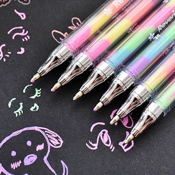 new korean stationery 6 pcs cute design ink 6 colors highlighter pen marker stationery point pen colorful writing supplies, Black;red
new korean stationery 6 pcs cute design ink 6 colors highlighter pen marker stationery point pen colorful writing supplies, Black;red
