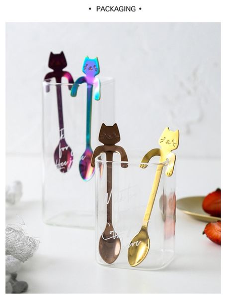 korean cute cat coffee spoons 304 stainless steel spoon creative can hang stirring spoon dessert spoon sugar spoons cute cat hanging cup
korean cute cat coffee spoons 304 stainless steel spoon creative can hang stirring spoon dessert spoon sugar spoons cute cat hanging cup