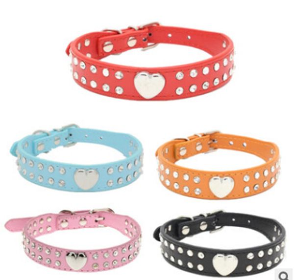 rhinestone dog collars pu leather pet necklace hot selling glaze heart double rows diamond dog collar
rhinestone dog collars pu leather pet necklace hot selling glaze heart double rows diamond dog collar