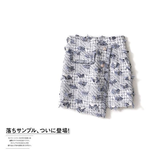 new winter edition is irregular high waist and coarse flower tweed slim bag hip skirt and short skirt, Black 
new winter edition is irregular high waist and coarse flower tweed slim bag hip skirt and short skirt, Black
