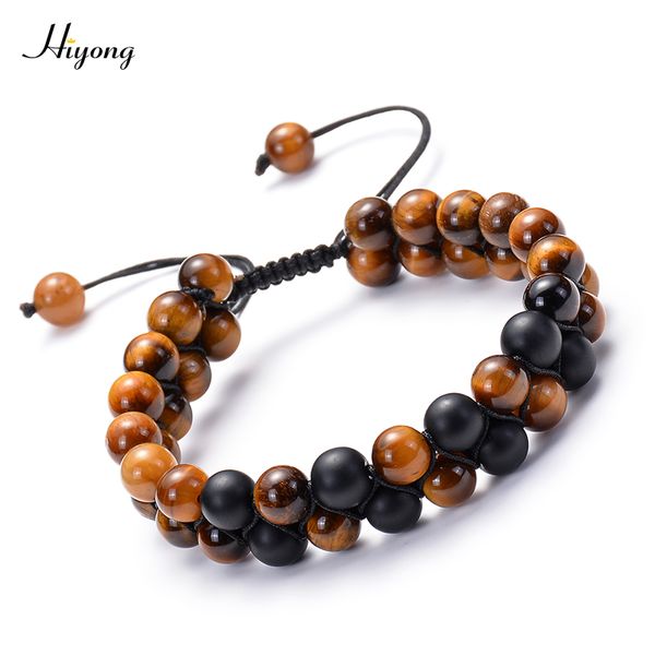 mens black matte tiger eye double row beaded bracelet handwoven braided double layer adjustable 7.5"-11" natural stone bracelets
mens black matte tiger eye double row beaded bracelet handwoven braided double layer adjustable 7.5"-11" natural stone bracelets