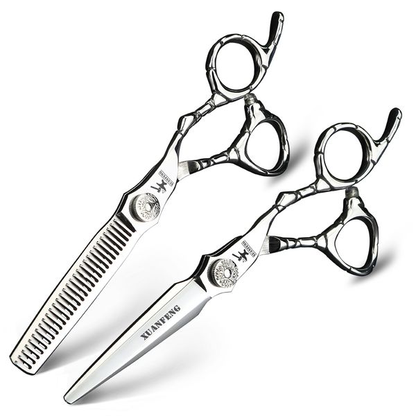 xuanfeng волос shear высококачественные японские 440c стали ножницы для стрижки волос разбавление ножницы парикмахера профессиональные ножни
xuanfeng волос shear высококачественные японские 440c стали ножницы для стрижки волос разбавление ножницы парикмахера профессиональные ножни