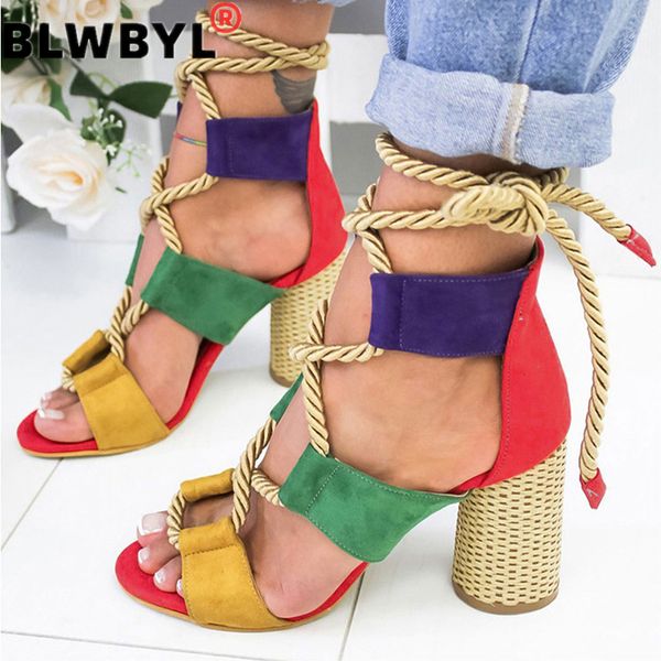 women pumps fashion women heels lace up high heels sandals for summer shoes gladiator sandals thick chaussures femme, Black
women pumps fashion women heels lace up high heels sandals for summer shoes gladiator sandals thick chaussures femme, Black