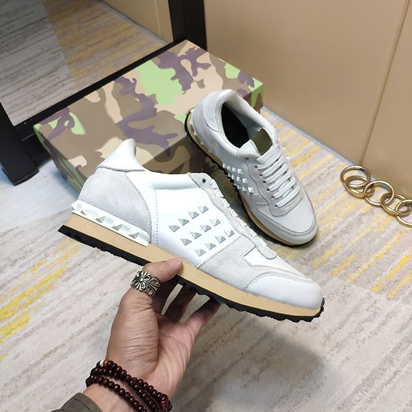 shoes fashion stud rivet camouflage sneakers men women leather flats luxury designer trainers casual shoes size 36-46, Black
shoes fashion stud rivet camouflage sneakers men women leather flats luxury designer trainers casual shoes size 36-46, Black