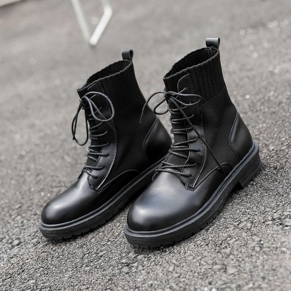 lzj 2019 new autumn and winter socks boots boots female england fashion casual thick-soled 35-40, Black
lzj 2019 new autumn and winter socks boots boots female england fashion casual thick-soled 35-40, Black