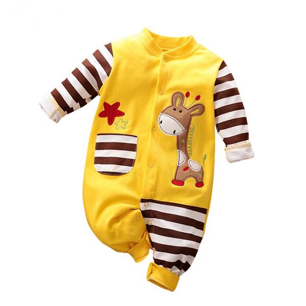 2020 new spring autumn cotton newborn baby giraffe pocket design jumpsuit romper pajamas striped single-breasted baby clothes, Blue
2020 new spring autumn cotton newborn baby giraffe pocket design jumpsuit romper pajamas striped single-breasted baby clothes, Blue