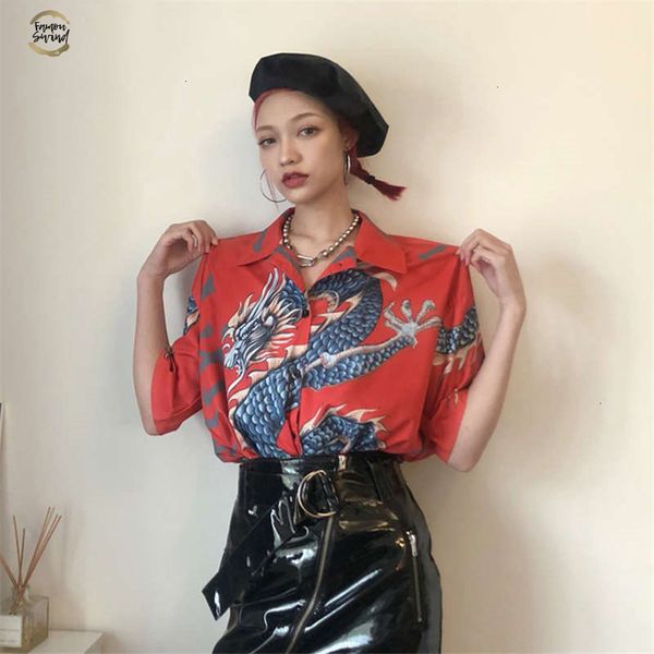 harajuku new summer blouse 3d dragon print shirt 2019 short sleeve turn down collar woman man causal blouses 35272, White
harajuku new summer blouse 3d dragon print shirt 2019 short sleeve turn down collar woman man causal blouses 35272, White