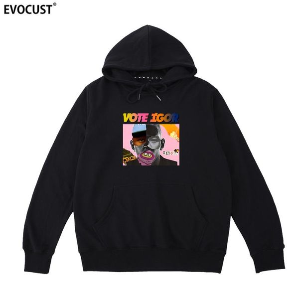 men's hoodies & sweatshirts golf wang vote igor flame rapper flower boy skate hip hop tyler the creator men women cotton, Black
men's hoodies & sweatshirts golf wang vote igor flame rapper flower boy skate hip hop tyler the creator men women cotton, Black