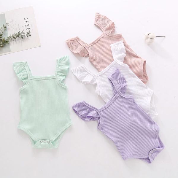 newborn infant kids baby girls boys clothes summer sleeveless bodysuits ruffles sleeve solid cotton jumpsuits outfit 0-24m, Blue
newborn infant kids baby girls boys clothes summer sleeveless bodysuits ruffles sleeve solid cotton jumpsuits outfit 0-24m, Blue