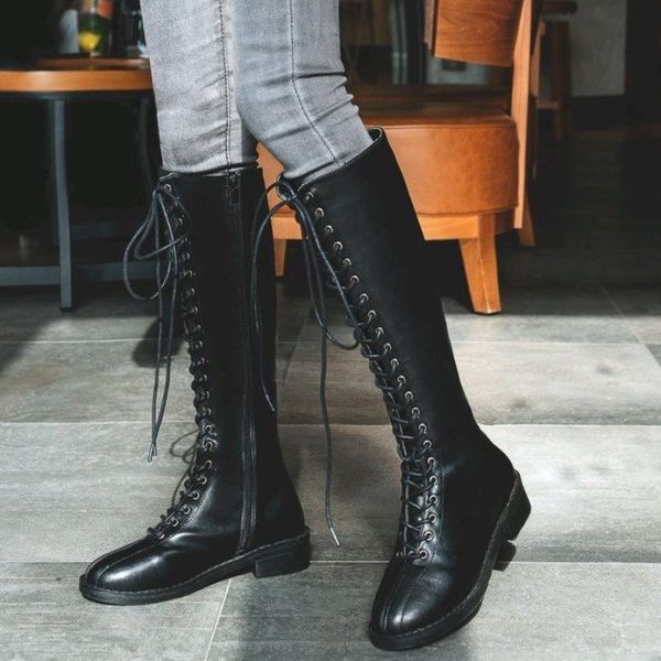 winter women new zipper warm long boots fashion round toe med heels soft riding boots lady casual knight lace up 35-43, Black
winter women new zipper warm long boots fashion round toe med heels soft riding boots lady casual knight lace up 35-43, Black