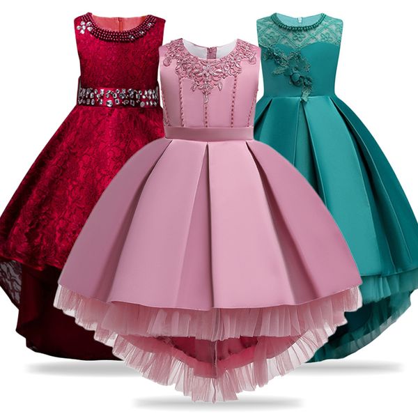 summer kids dresses for girls wedding dress elegant girls formal princess dress children evening party dress vestidos 10 12 year t200104, Red;yellow
summer kids dresses for girls wedding dress elegant girls formal princess dress children evening party dress vestidos 10 12 year t200104, Red;yellow