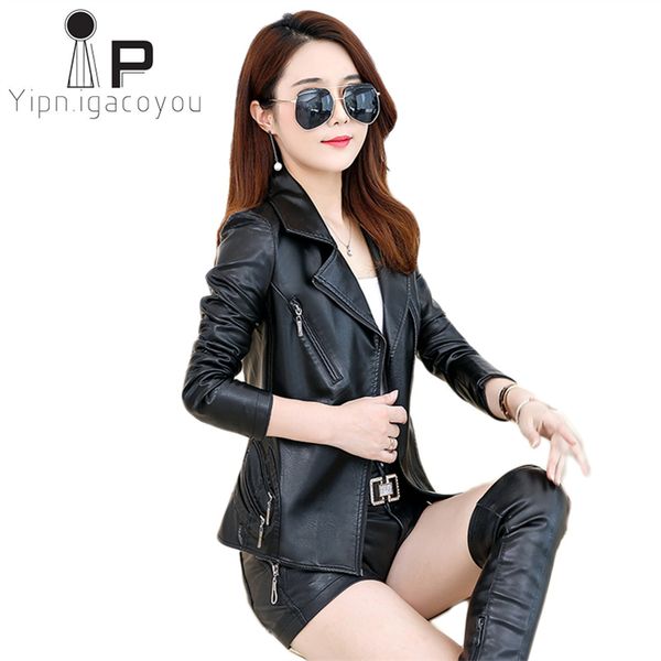 fashion autumn leather jacket plus size lapel short motorcycle soft faux leather jacket coat women black outerwear jaqueta couro
fashion autumn leather jacket plus size lapel short motorcycle soft faux leather jacket coat women black outerwear jaqueta couro