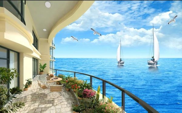 3d wall murals wallpaper 3d stereo luxury balcony landscape tv background wall 
3d wall murals wallpaper 3d stereo luxury balcony landscape tv background wall