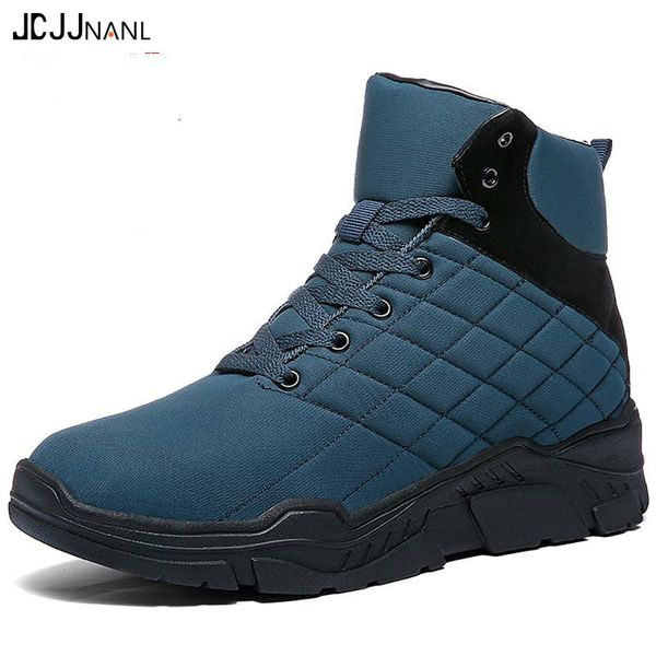 2019 autumn new and winter boots men non-slip lace-up mens shoes plush warm fashion casual snow bootsrubber male boots, Black
2019 autumn new and winter boots men non-slip lace-up mens shoes plush warm fashion casual snow bootsrubber male boots, Black