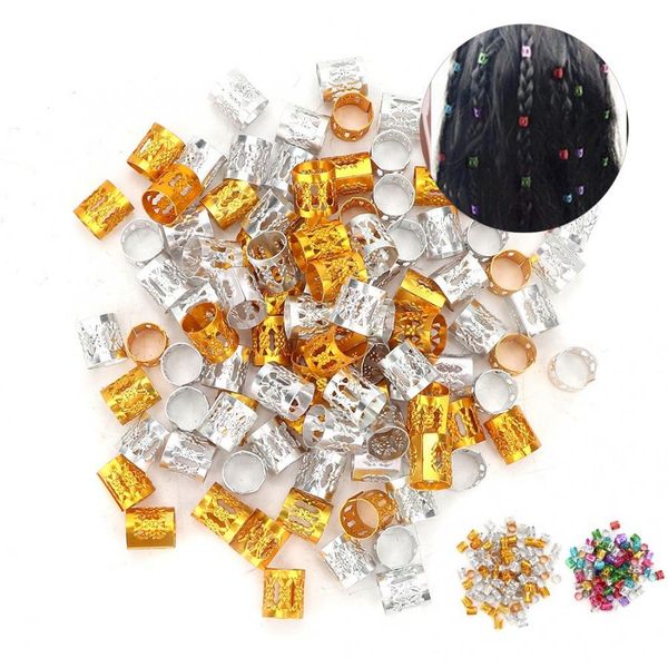100pcs adjustable dreadlocks hair braid beads rings cuffs hair decoration wig accessories decoration tool, Black
100pcs adjustable dreadlocks hair braid beads rings cuffs hair decoration wig accessories decoration tool, Black