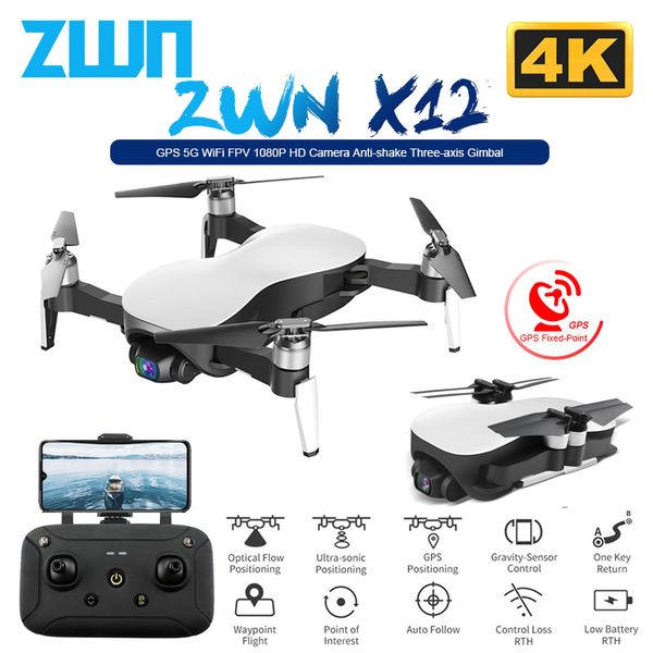 zwn x12 anti-трясти 3 ось gimble gps drone с wifi fpv 4k hd камера безщеточной складной quadcopter vs h117s зиной
zwn x12 anti-трясти 3 ось gimble gps drone с wifi fpv 4k hd камера безщеточной складной quadcopter vs h117s зиной