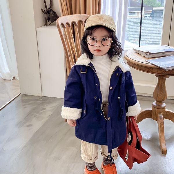 Winter New Arrival Korean style for fashion baby girl and boy matching fur inside thickened long warm children's windbreak coat, Beige
Winter New Arrival Korean style for fashion baby girl and boy matching fur inside thickened long warm children's windbreak coat, Beige