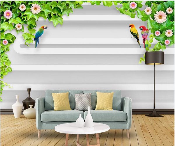 3d wall covering custom mural wallpaper modern minimalist flower vine parrot art background wall painting art home decor wall papers
3d wall covering custom mural wallpaper modern minimalist flower vine parrot art background wall painting art home decor wall papers