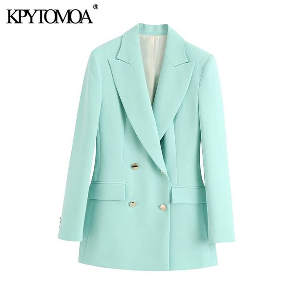 kpytomoa women 2020 fashion office wear double breasted blazer coat vintage long sleeve pockets female outerwear chic, White;black
kpytomoa women 2020 fashion office wear double breasted blazer coat vintage long sleeve pockets female outerwear chic, White;black