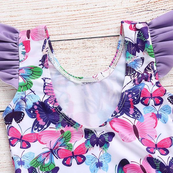 2019 baby girl one piece monokini ruffled butterfly print swimwear bathing suit summer holiday beachwear cute girl's swimsuit, White
2019 baby girl one piece monokini ruffled butterfly print swimwear bathing suit summer holiday beachwear cute girl's swimsuit, White
