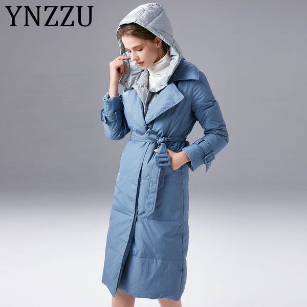 ynzzu 2020 new spring winter elegant women's down jacket 90% white duck down coat women hooded thicken warm outwear sashes a1447, Black
ynzzu 2020 new spring winter elegant women's down jacket 90% white duck down coat women hooded thicken warm outwear sashes a1447, Black