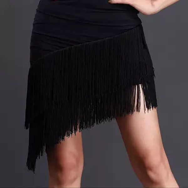 latin dance skirt women double layer tassel fringe dance costumes practise latin ballroom dress, Black;red
latin dance skirt women double layer tassel fringe dance costumes practise latin ballroom dress, Black;red