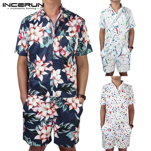incerun 2019 fashion 3d print men cargo overalls rompers loose shortsleeve joggers playsuit casual men jumpsuit streetwear s-5xl, Black
incerun 2019 fashion 3d print men cargo overalls rompers loose shortsleeve joggers playsuit casual men jumpsuit streetwear s-5xl, Black
