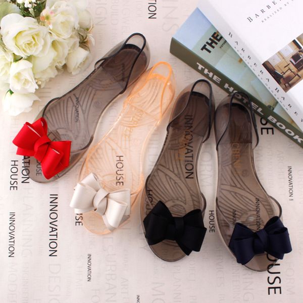 2020 bow flat sandals female transparent crystal gel shoes beach shoes fish mouth shallow mouth single, Black
2020 bow flat sandals female transparent crystal gel shoes beach shoes fish mouth shallow mouth single, Black
