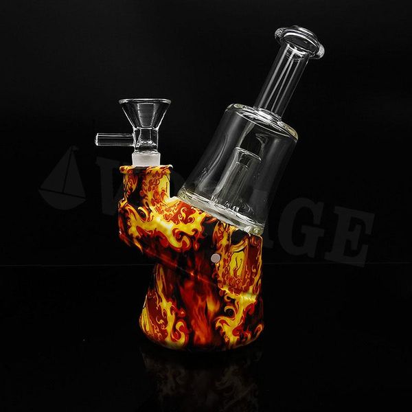 2020 Печать стекла Бонг водопроводной труба Двойной фильтрации Силиконовой Bongs труба Красочной с курительными трубками стакана воды
2020 Печать стекла Бонг водопроводной труба Двойной фильтрации Силиконовой Bongs труба Красочной с курительными трубками стакана воды