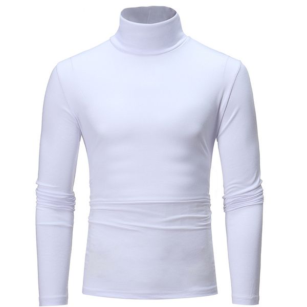 mens plus size pullover slim fit high neck sweater autumn work party jumper, White;black
mens plus size pullover slim fit high neck sweater autumn work party jumper, White;black