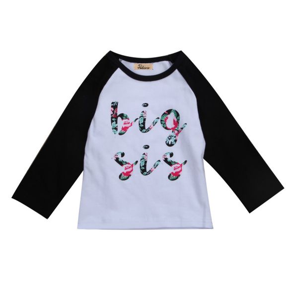 newborn toddler baby girls kids family matching clothes big little sister print cotton long sleeve blouse shirts clothing, White;black
newborn toddler baby girls kids family matching clothes big little sister print cotton long sleeve blouse shirts clothing, White;black
