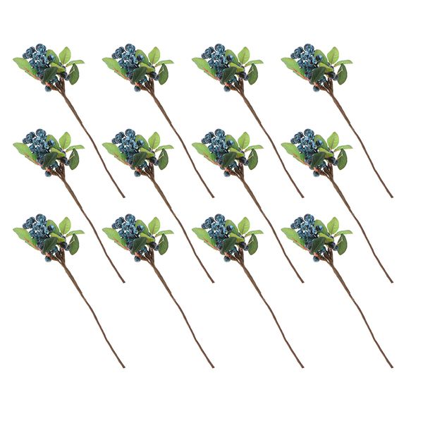 12x decorative blueberry fruit berry artificial flower plants for wedding home decoration
12x decorative blueberry fruit berry artificial flower plants for wedding home decoration