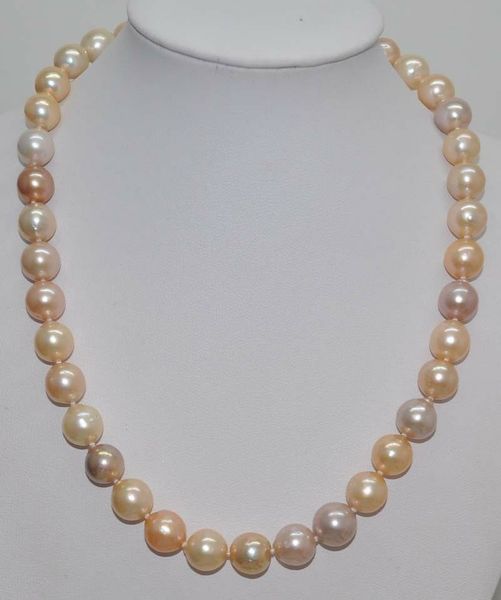 fine pearls jewelry grgeous natural rare multicolor 9-10mm kasumi pearl necklace, Black
fine pearls jewelry grgeous natural rare multicolor 9-10mm kasumi pearl necklace, Black
