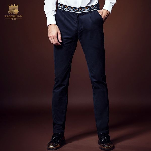 new male fashion men's european business trousers slim microejection cotton embroidered blue pants personality 618055, Black
new male fashion men's european business trousers slim microejection cotton embroidered blue pants personality 618055, Black