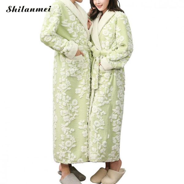 vintage floral flannel robe men's bathrobe autumn winter long robe male thick solid dressing gown belted empire mens bath, Black;brown
vintage floral flannel robe men's bathrobe autumn winter long robe male thick solid dressing gown belted empire mens bath, Black;brown