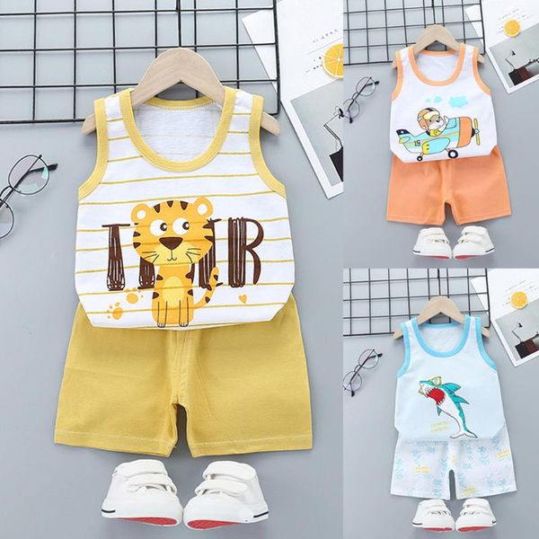 2020 new fashion summer children's casual sets toddler boys baby kids girls summer cartoon vest+shorts outfit set clothes, White
2020 new fashion summer children's casual sets toddler boys baby kids girls summer cartoon vest+shorts outfit set clothes, White