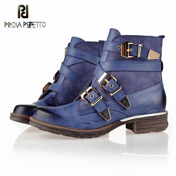 prova perfetto retro casual ankle boots genuine leather women boots metal buckle design blue boot vintage autumn shoes, Black
prova perfetto retro casual ankle boots genuine leather women boots metal buckle design blue boot vintage autumn shoes, Black